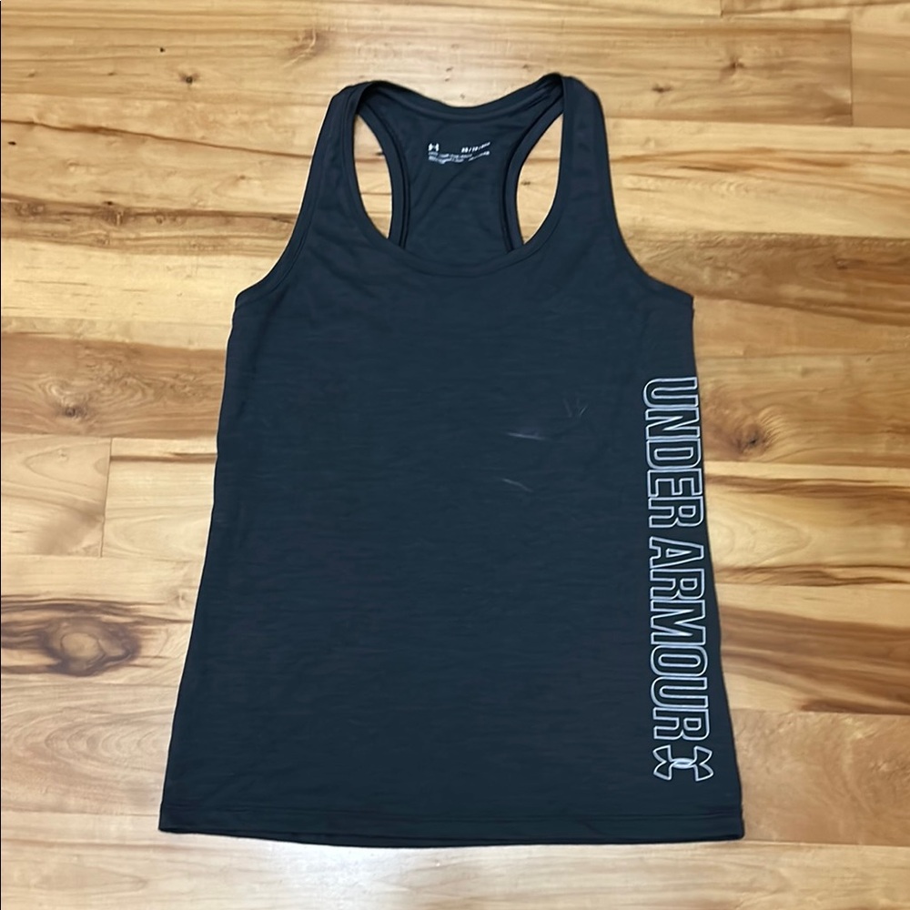 Under Armour Gray Tank Top Sleeveless Crew Neck